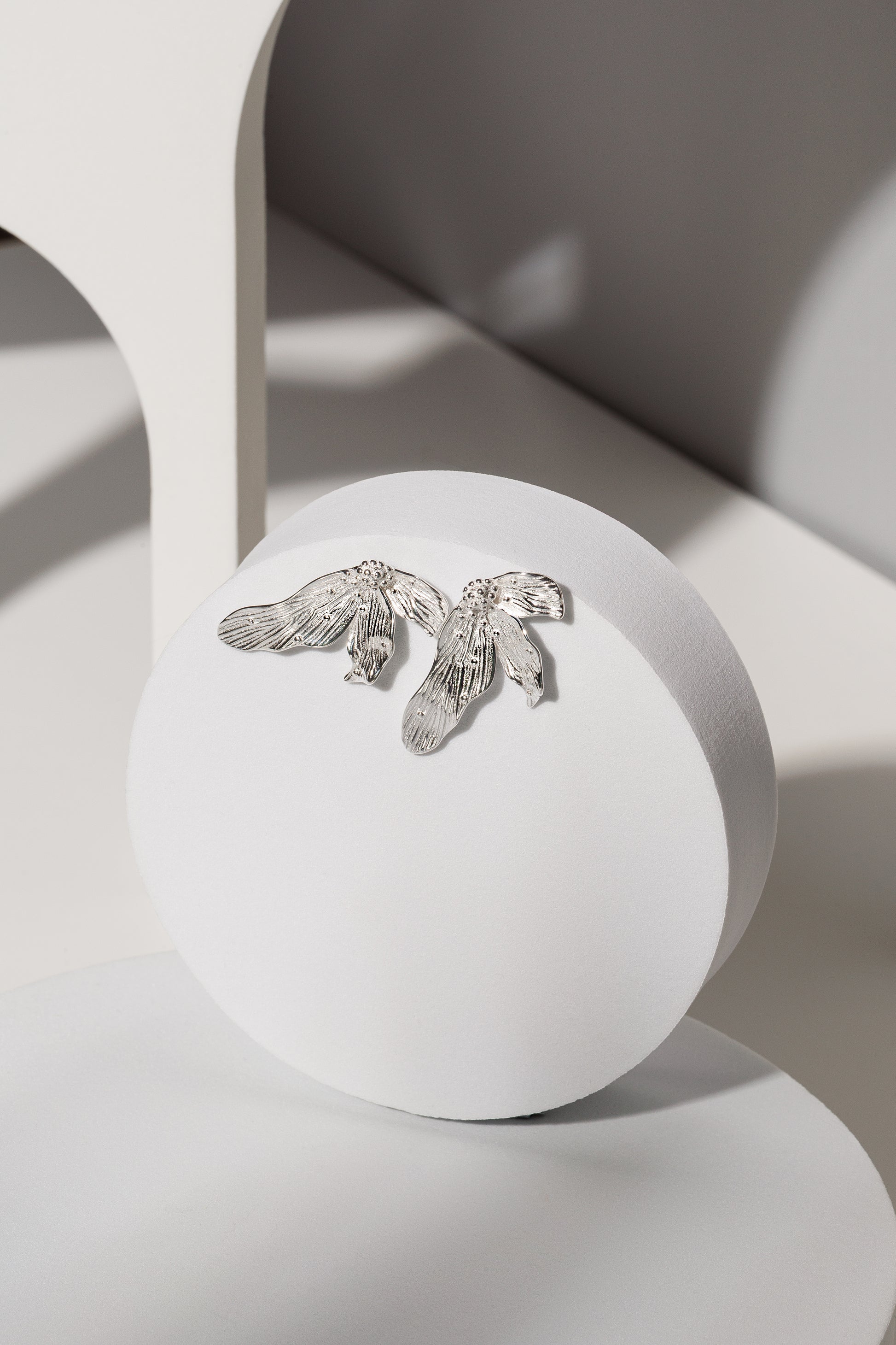 WindSeeds – Cercei sculpturali din argint 925