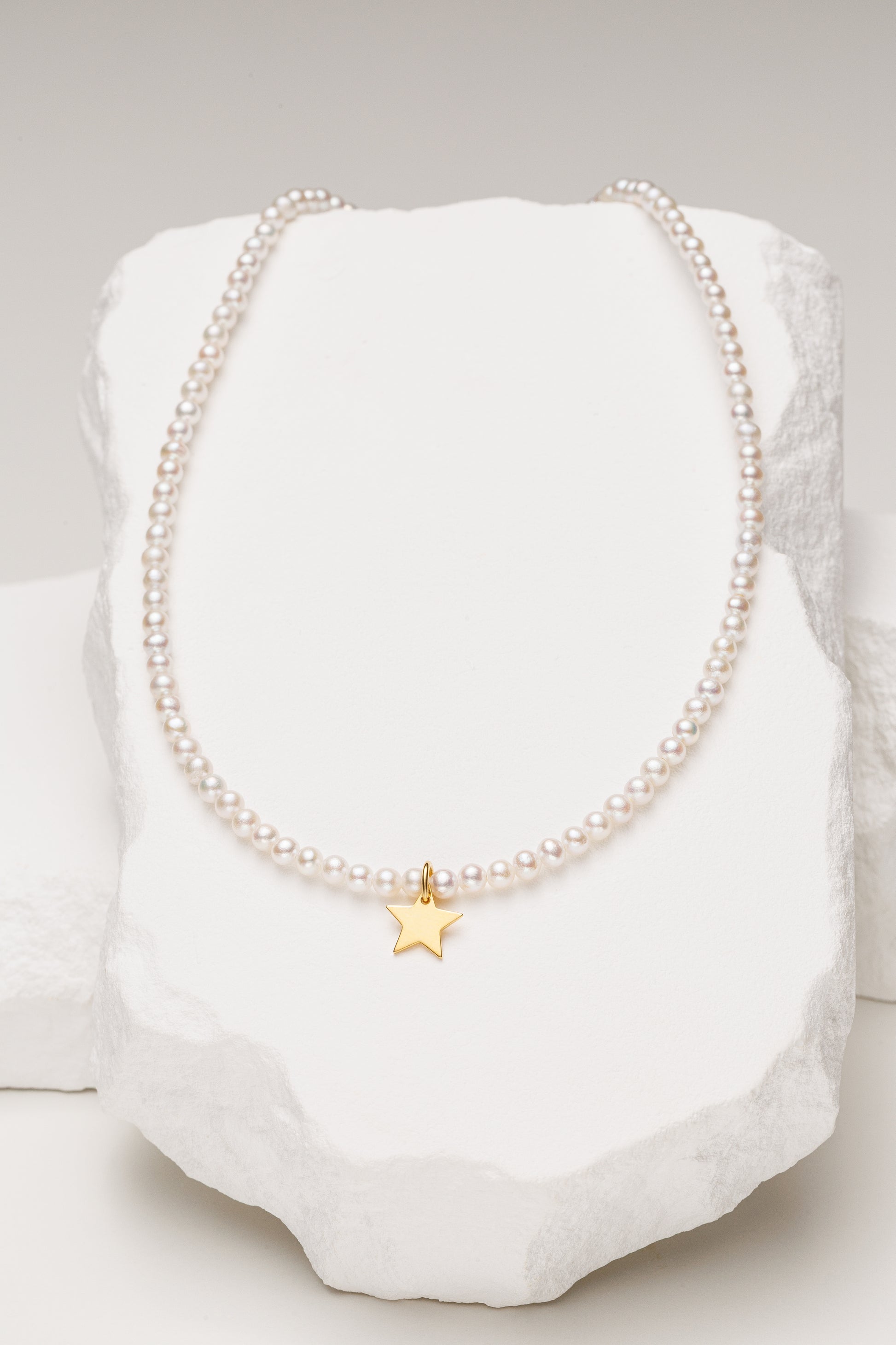 Colier perle naturale Golden Star
