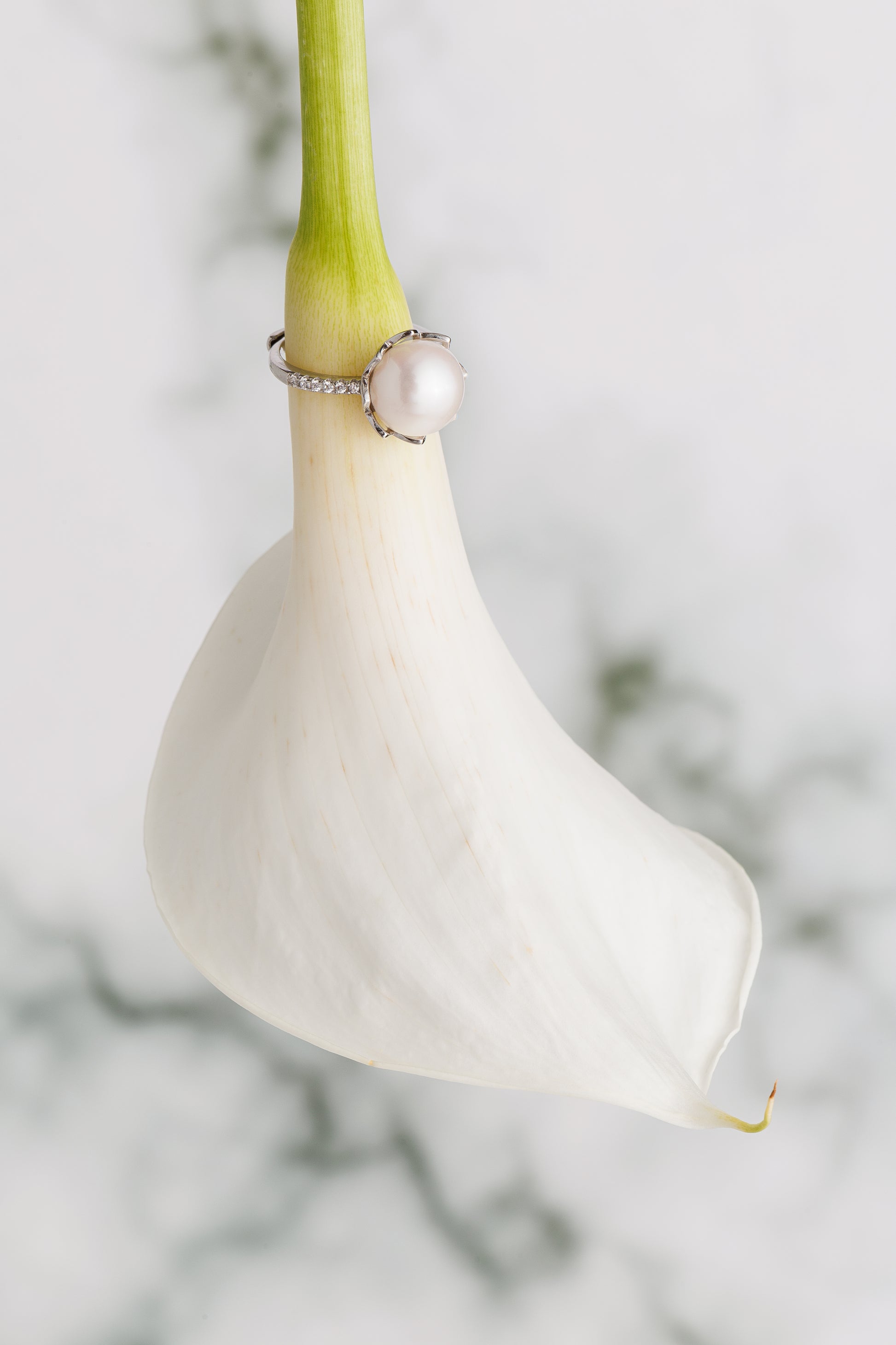 Inel argint perla naturala