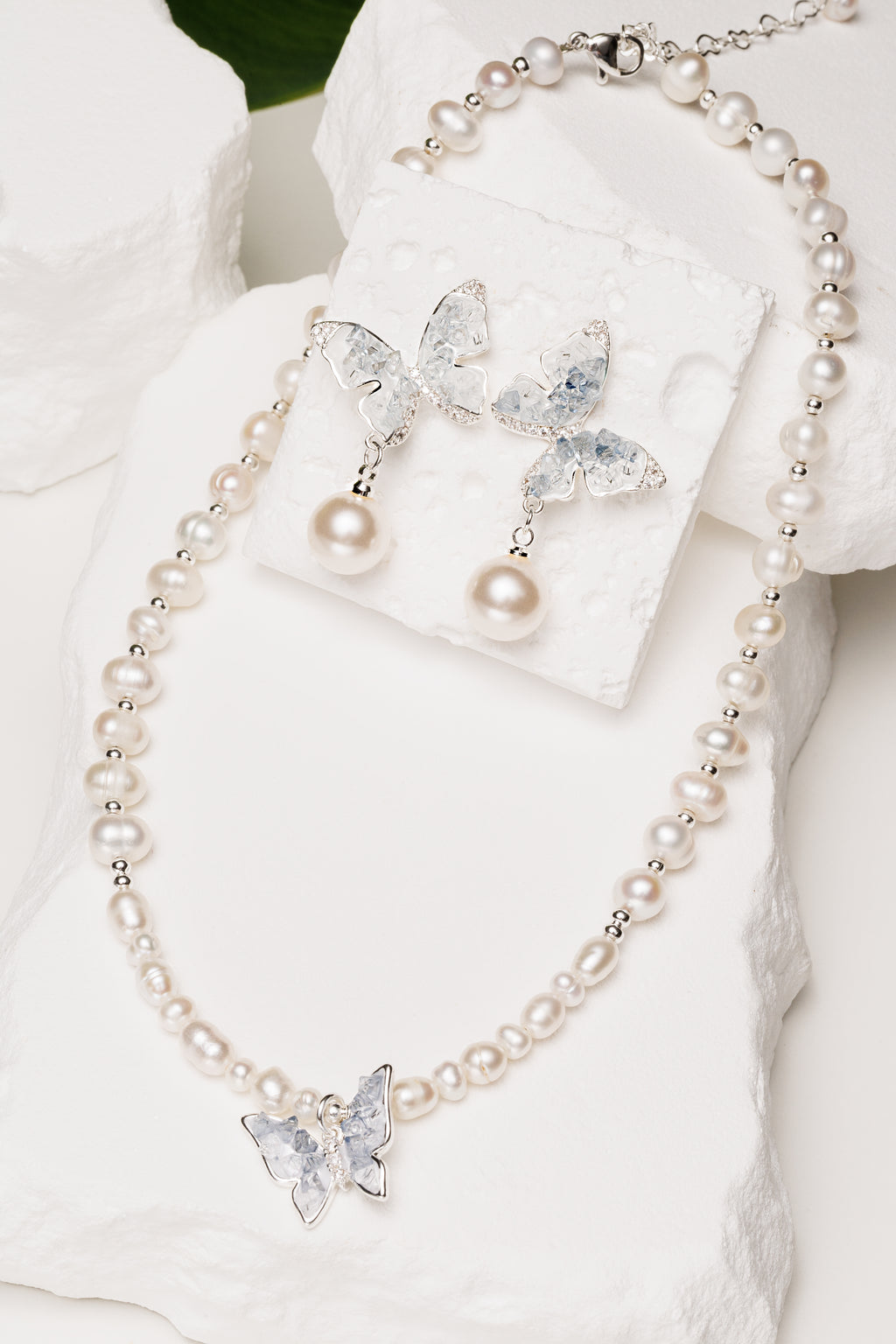 Set perle naturale Butterfly Symphony