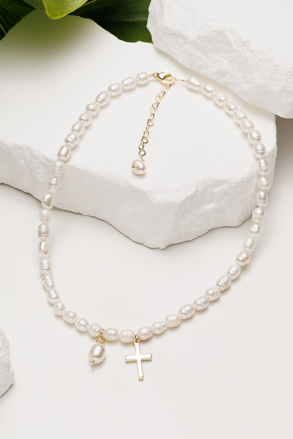 Colier perle naturale de cultura Golden Cross