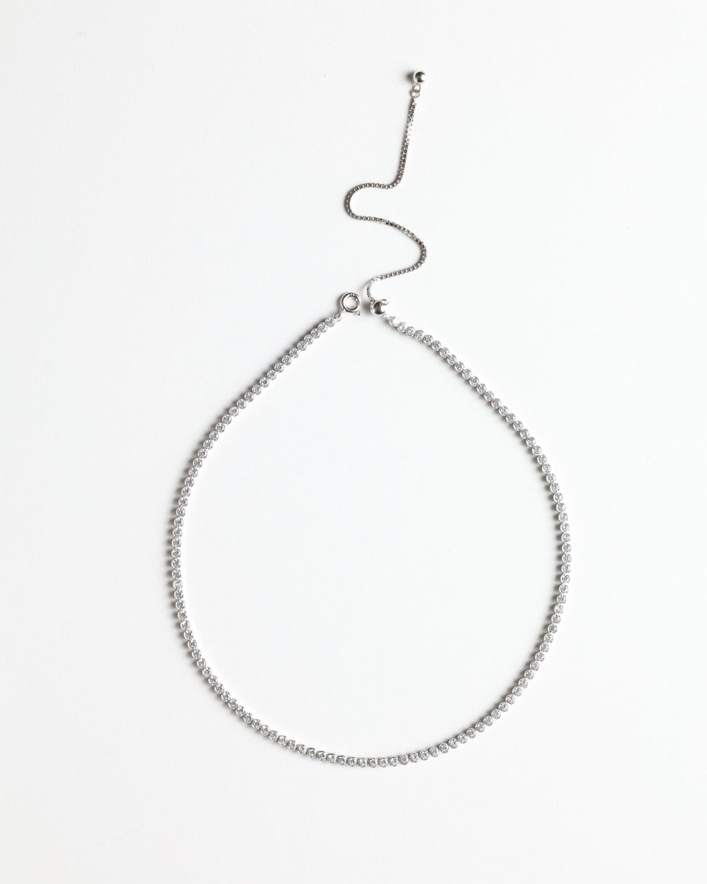 Colier Ajustabil Tennis Zirconiu